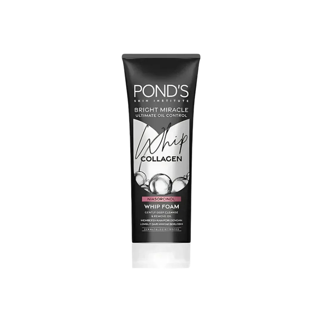 POND'S SKIN INSTITUTE BRIGHT MIRACLE ULTIMATE OIL CONTROL WHIP COLLAGEN NIASORCINOL WHIP FOAM