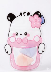 2-Piece Triangle Powder Puff Cartoon Box Set