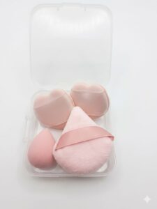 Mini Makeup Sponge & Powder Puff Box Set