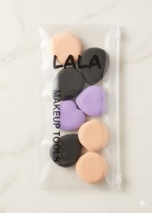 8-Piece Triangle and Heart Powder Puff Set