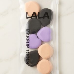 8-Piece Triangle and Heart Powder Puff Set