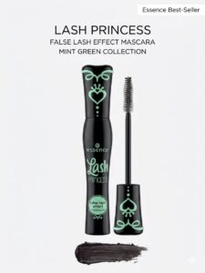 Essence Lash Princess False Lash Effect Mascara Mint Green Collection