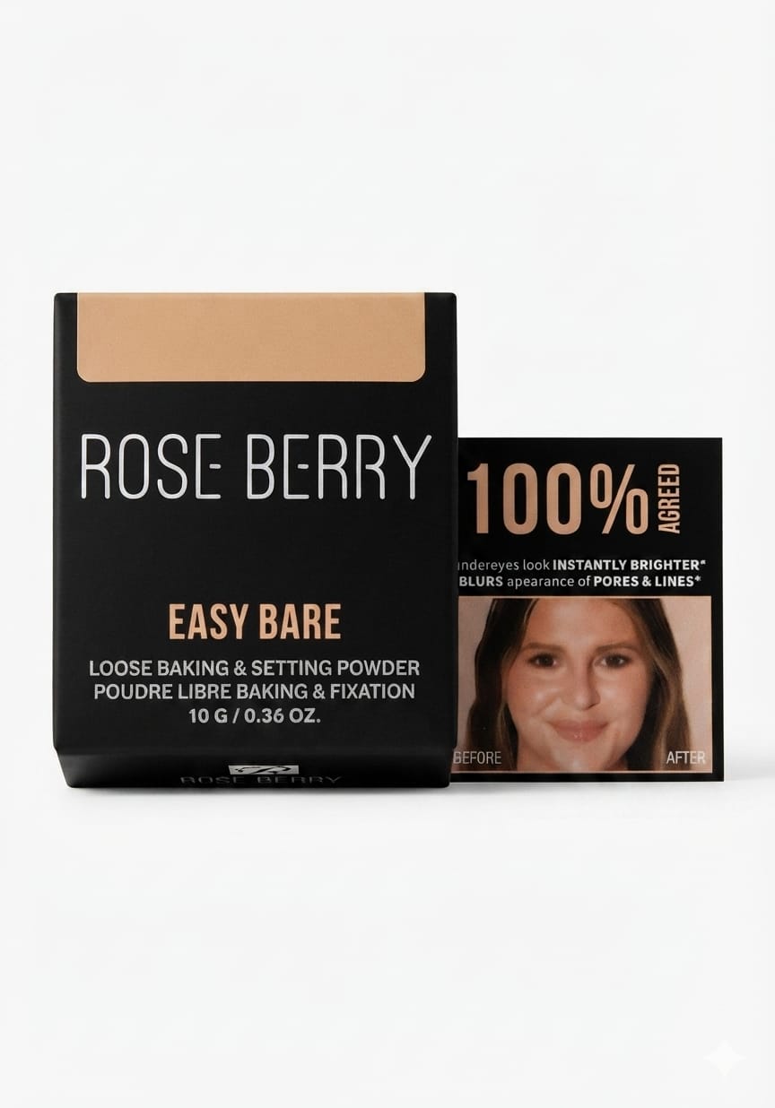 Rose Berry Easy Bare Loose Baking & Setting Powder