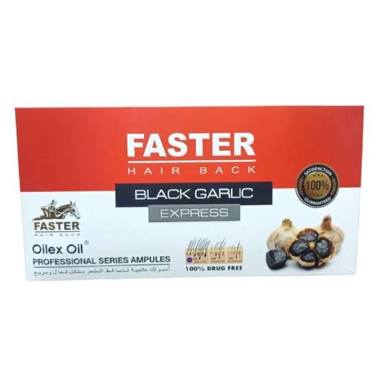 Faster Red Black Garlic Hair Care Ampoules – 5 Ampoules *10 ml