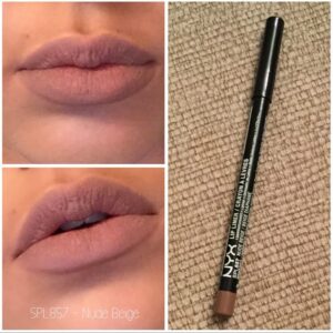 nyx lip liner nude beige