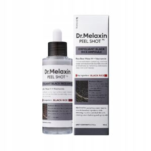 dr.melaxin peel shot exfoliating black rice ampoule