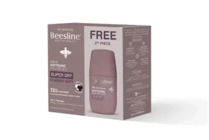 Beesline Roll On Deodorant - Super Dry Soft Powder - 50 ml (1+1)