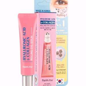 FARMSTAY HYALURONIC ACID & COLLAGEN ROLLING EYE SERUM