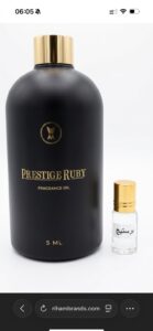 prestige rubyالماجد للعود زيت عطرى 3ملي