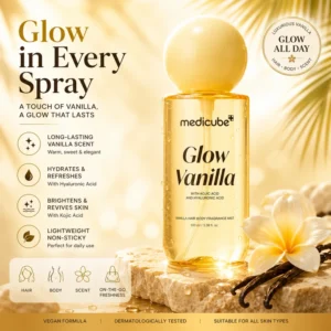 Medicube Glow Vanilla Hair & Body Fragrance Mist Unisex 250ml