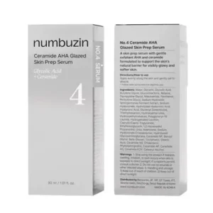 Numbuzin No.4 Ceramide AHA Glazed Skin Prep Serum