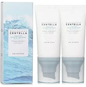 SKIN1004 Madagascar Centella Hyalu-Cica Water-Fit Sun Serum SPF50 PA++++ r المجموعة قطعتين فل سايز