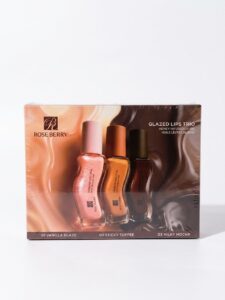 the Rose Berry Glazed Lips Trio  المنتج ٣ قطع معا