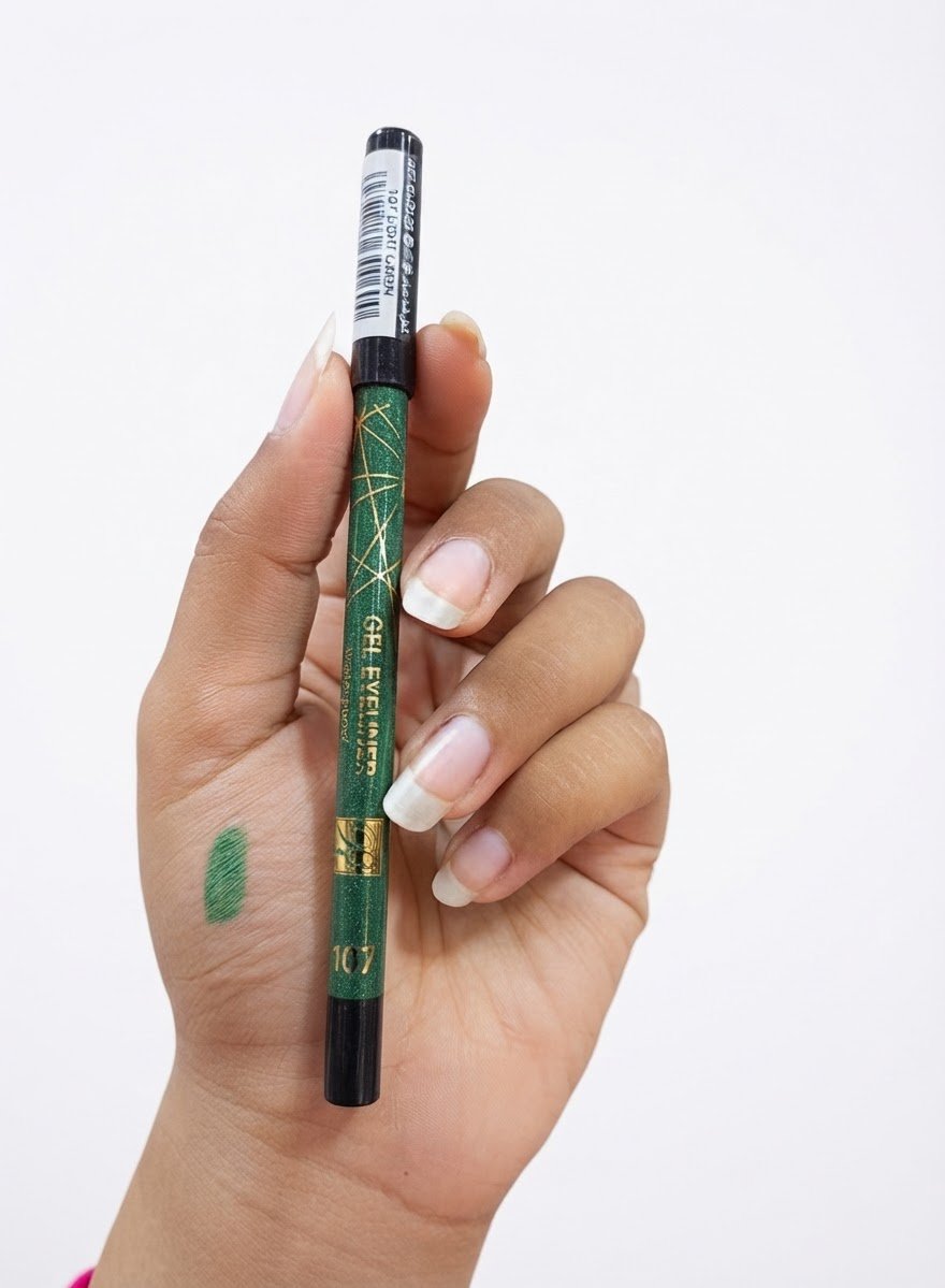 RoseBerry Long Lasting Waterproof Eyeliner Pencil -107 Light green Light green