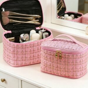 SHEIN cosmetics bag pink شنطة ميكاب بينك شي ان