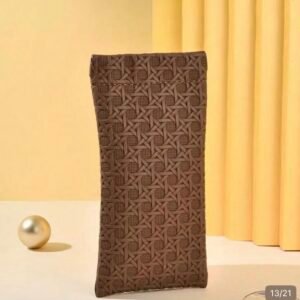 Leather Eyeglass Case  Cama جملي اللون  جراب نظارة