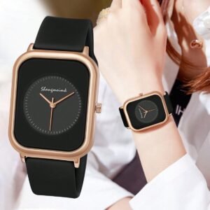 shein-quartz-watch Black ساعة شي ان
