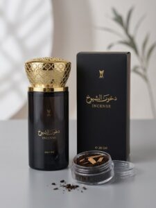 بخور الماجد للعود دخون الشيوخ تقسيم عبوة حجم 10 جرام