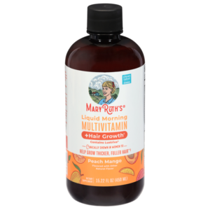 MaryRuth's Liquid Morning Peach Mango Multivitamin +Hair Growth
